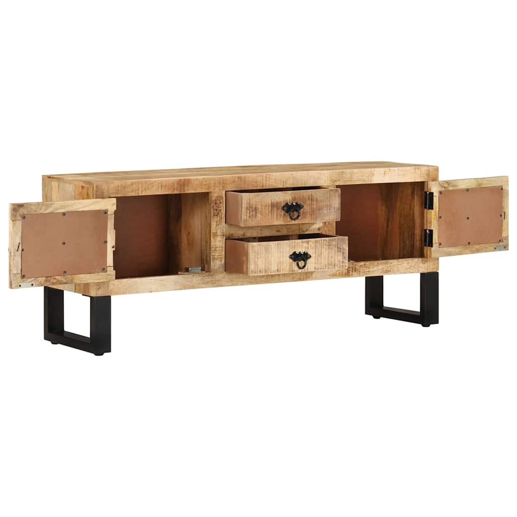 Televizora kumode, 110x30x45cm, neapstrādāta mango koksne