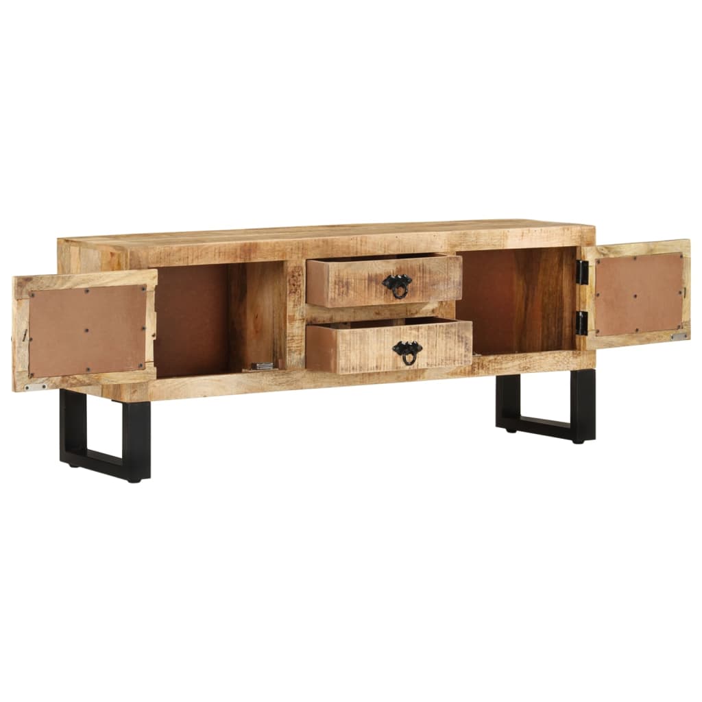 Televizora kumode, 110x30x45cm, neapstrādāta mango koksne