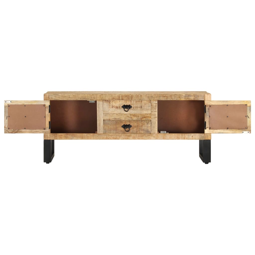 Televizora kumode, 110x30x45cm, neapstrādāta mango koksne