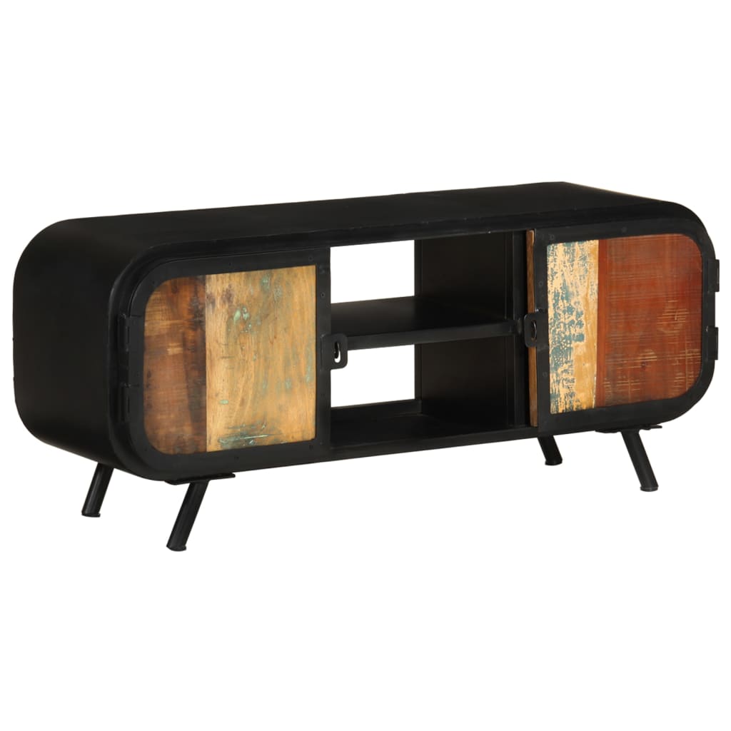 TV skapītis, 110x30x45cm, pārstrādāta masīvkoka karkass