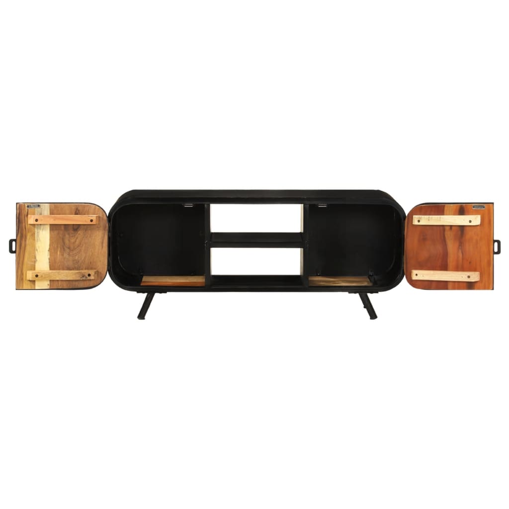 TV skapītis, 110x30x45cm, pārstrādāta masīvkoka karkass