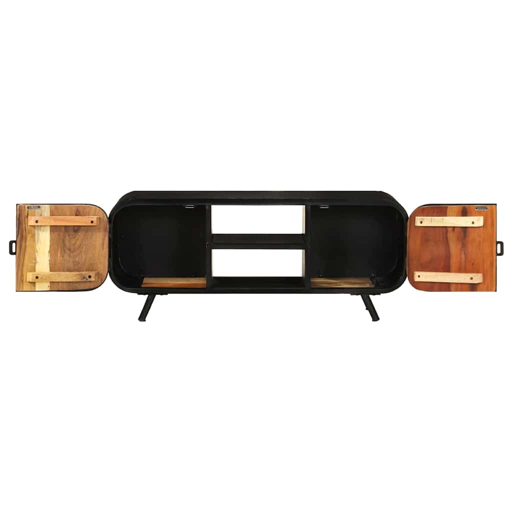 TV spintelė, 110x30x45cm, perdirbtos medienos masyvas