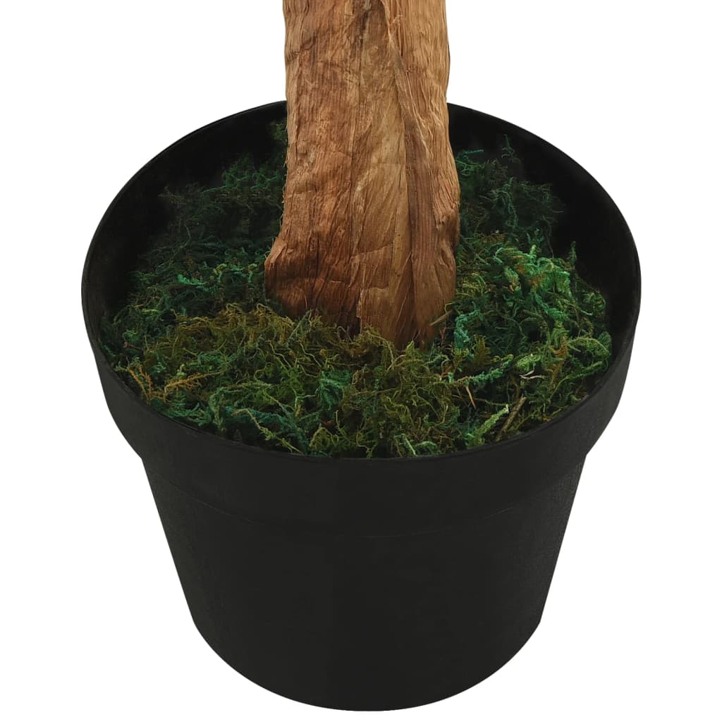 Artificial banana tree with pot, 140cm, green