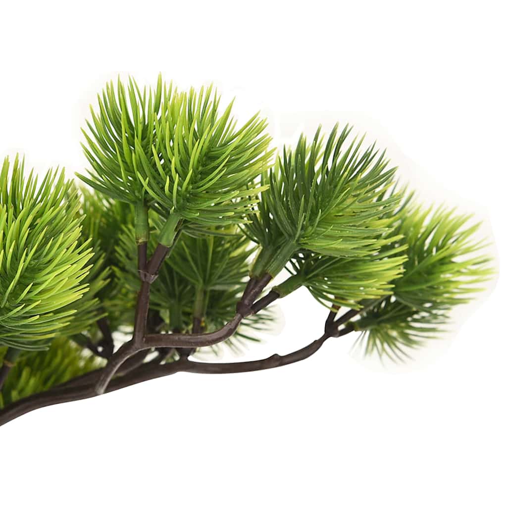 Dirbtinis pinus bonsai medelis su vazonu, 60cm, žalios spalvos