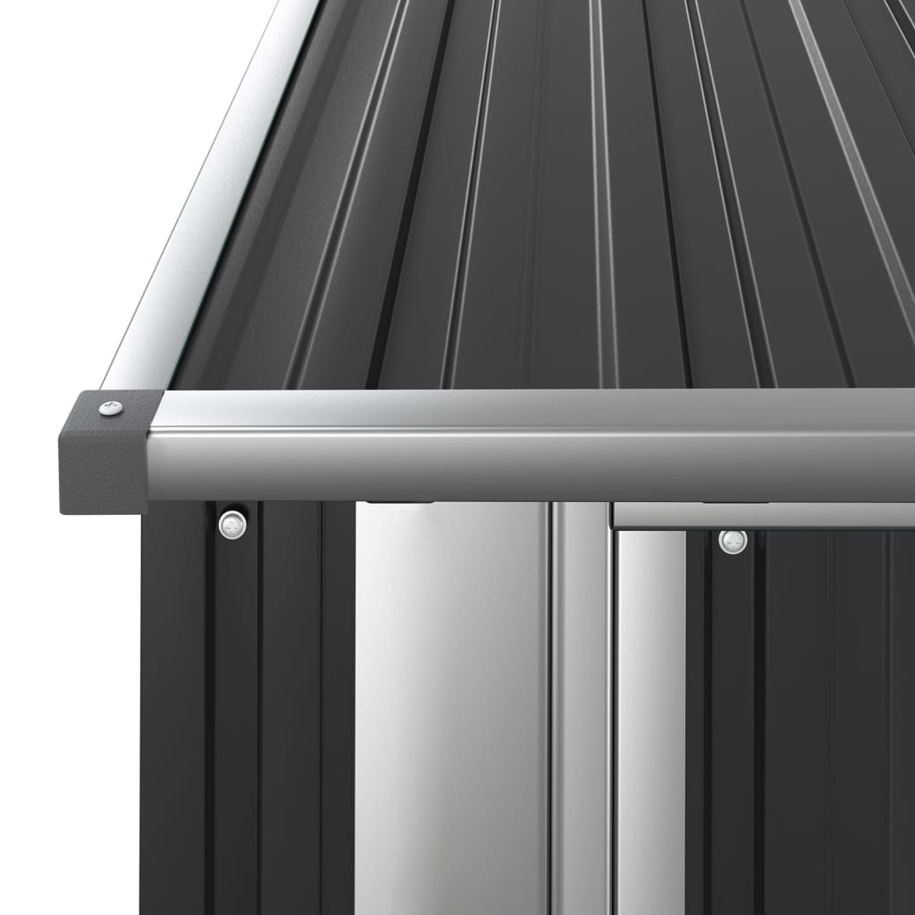 HARLOW shed, anthracite, 180.5x97cm