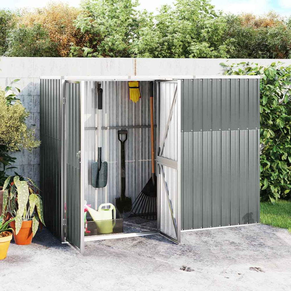 Tool shed MARLOW, grey, 225x89cm