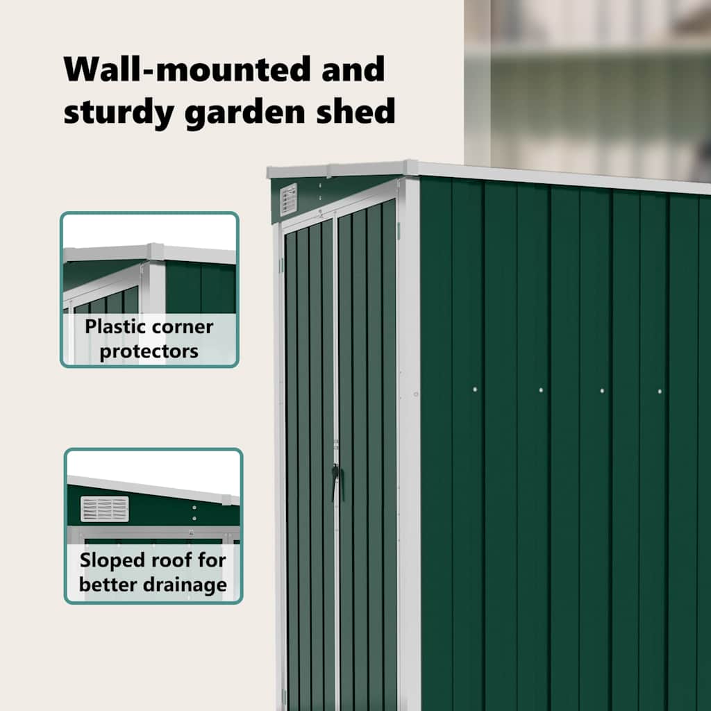 Shed MARLOW, green, 118x100cm