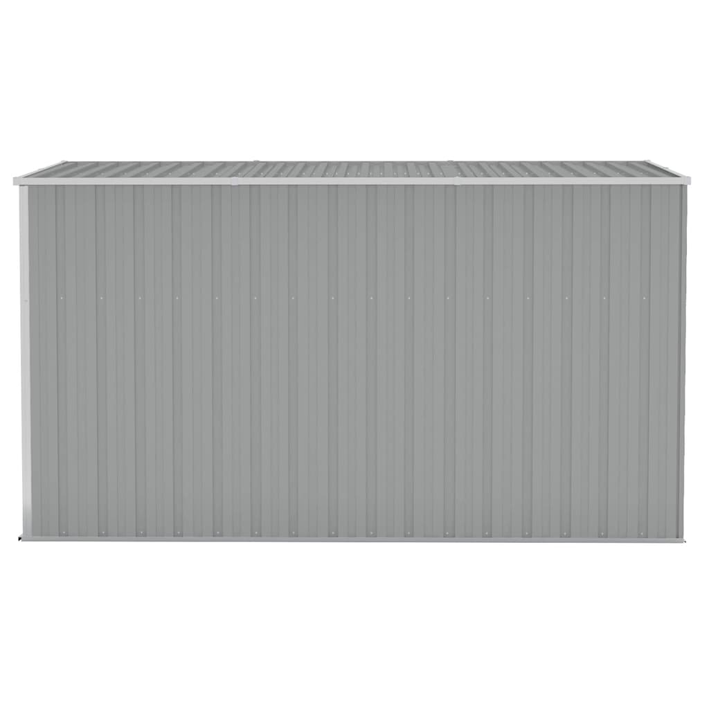 Sodo pašiūrė, pilka, 118x288x178cm, galvanizuotas plienas