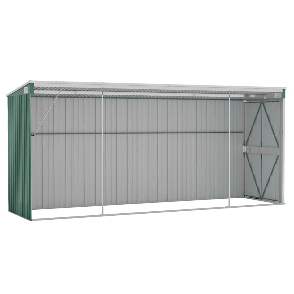 Shed MARLOW, green, 118x382cm