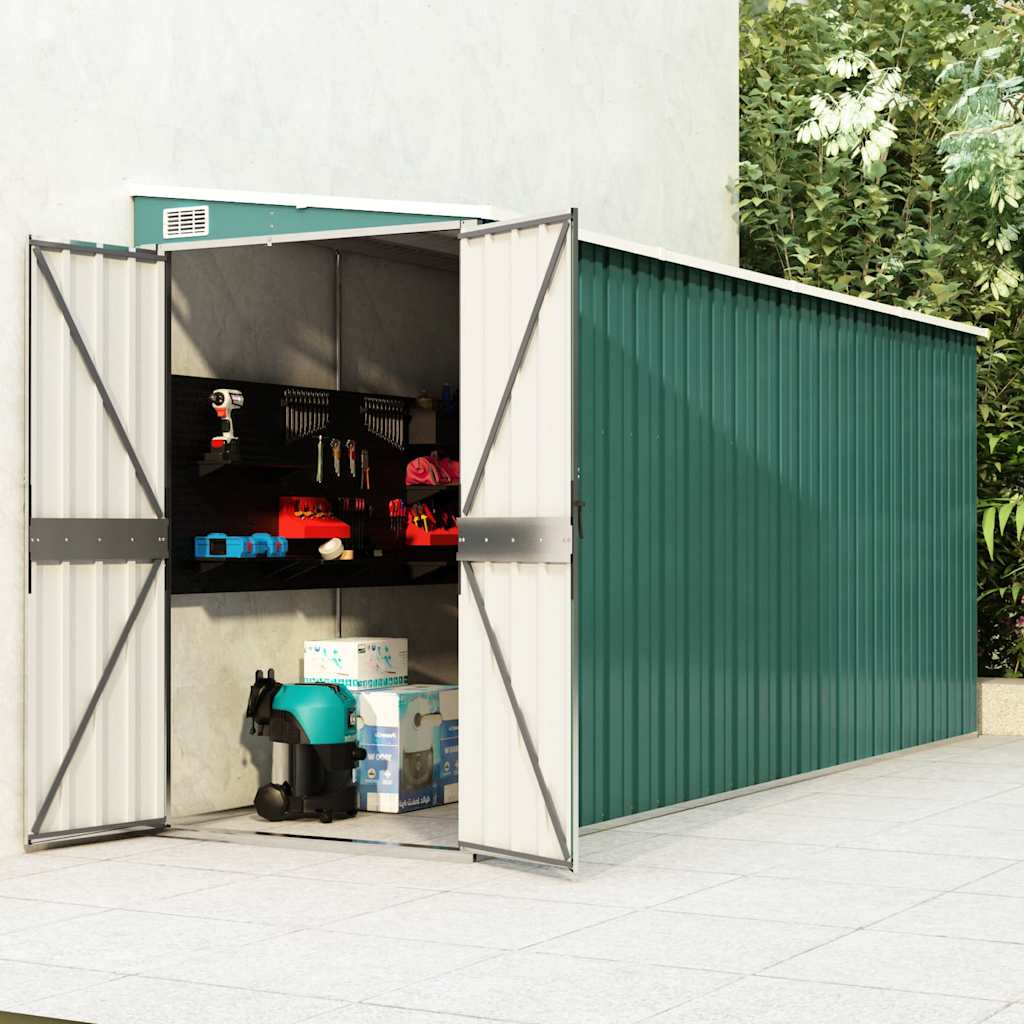 Shed MARLOW, green, 118x382cm