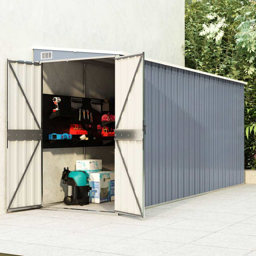 Shed MARLOW, grey, 118x382cm
