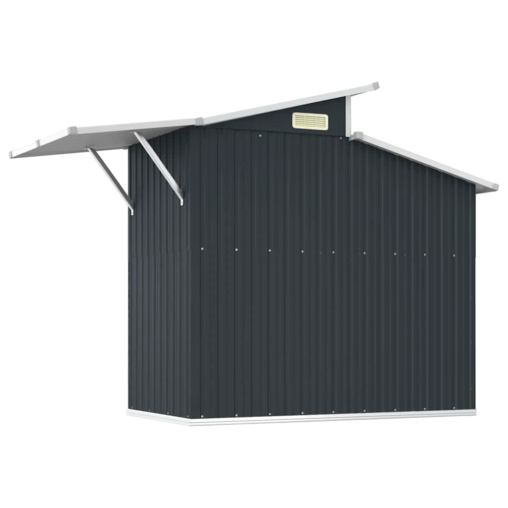 Sodo pašiūrė, antracito, 270x130x208,5cm, galvanizuotas plienas