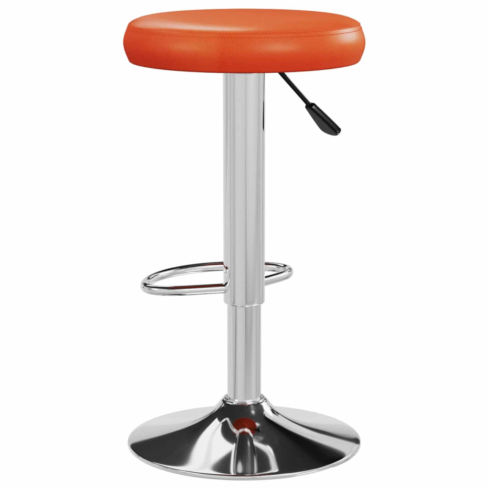 Baro taburetė 2 pcs Oranžinė 31 x 31 x 87 cm Dirbtinė oda