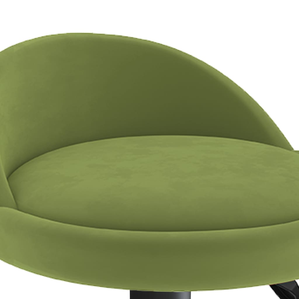 Bar stool, light green, velvet