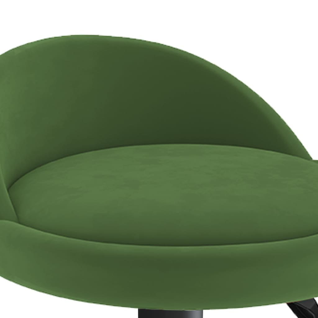 Bar stools, 2 pcs., dark green, velvet