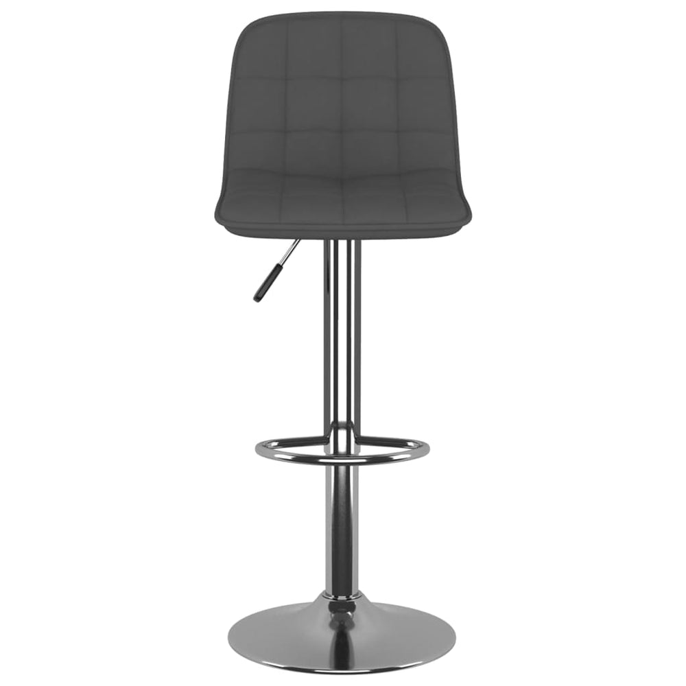 Bar stools, 2 pcs., dark grey, fabric