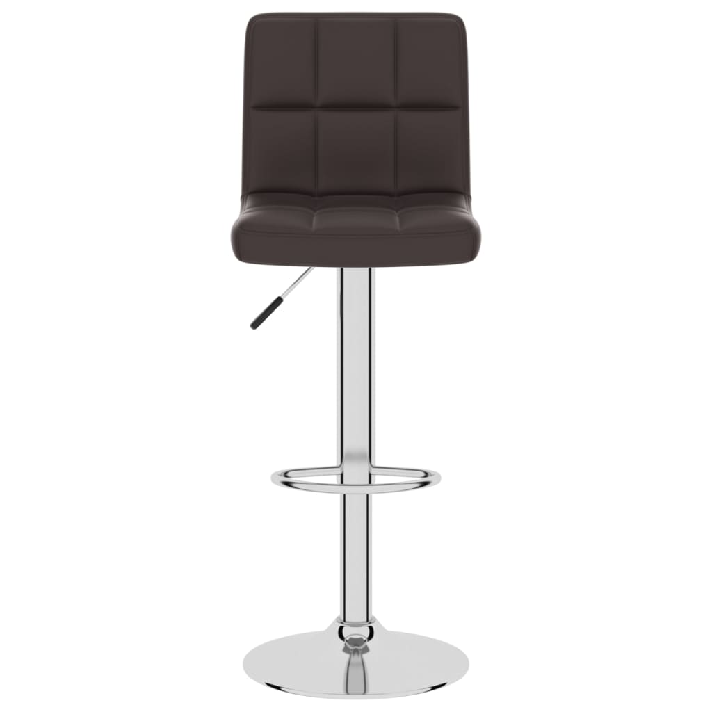 Bar stool, brown, artificial leather