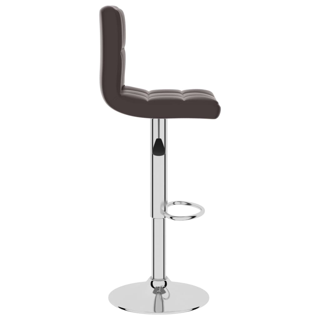Bar stool, brown, artificial leather