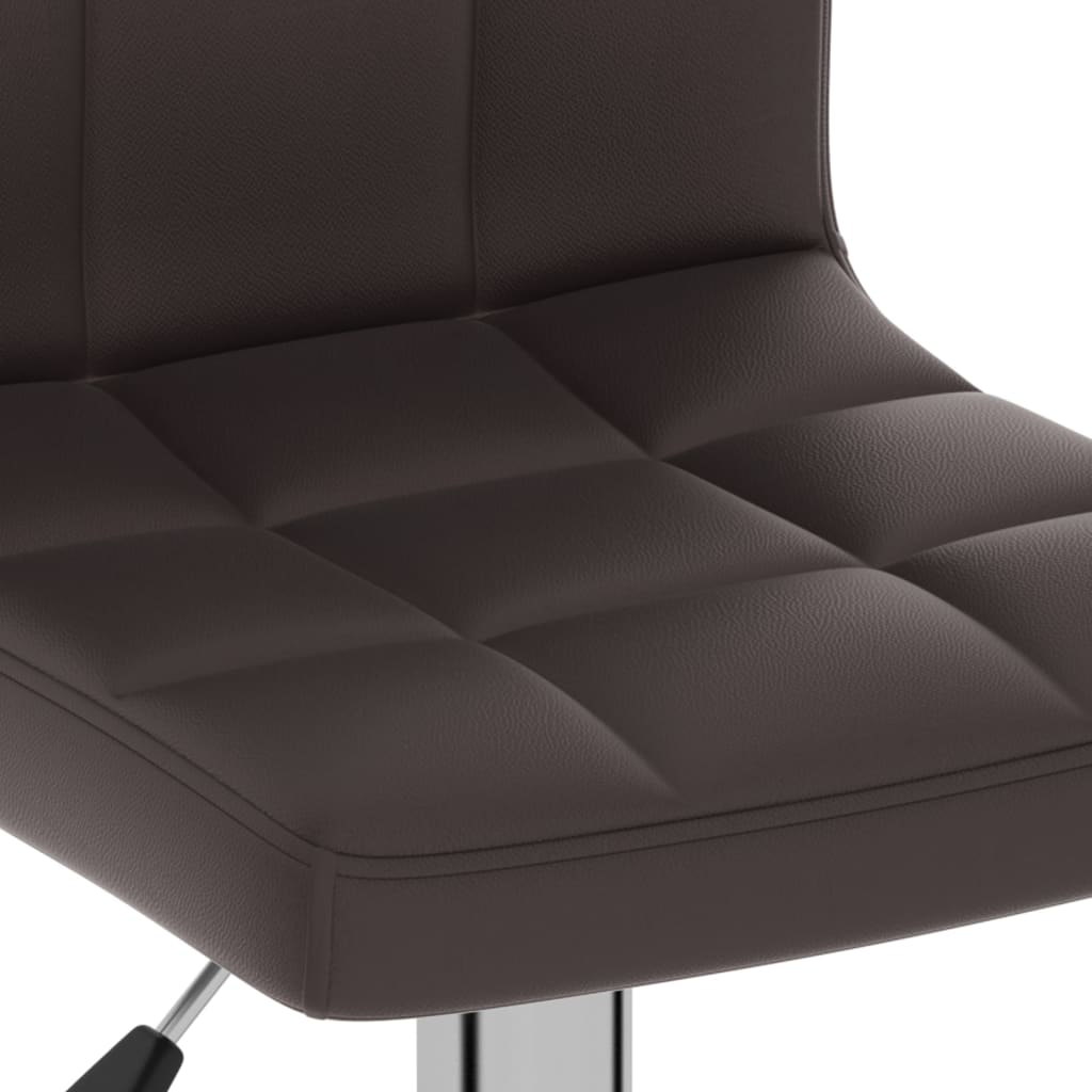 Bar stool, brown, artificial leather
