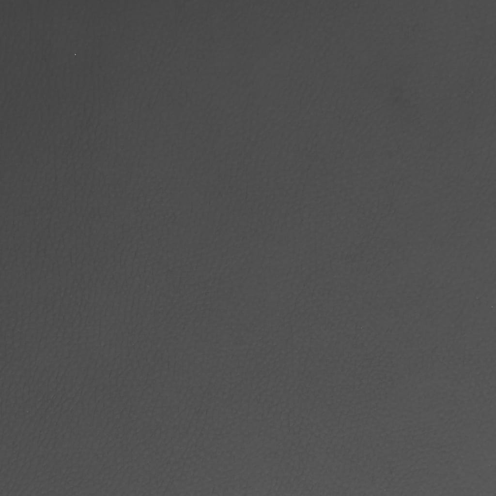 Bar stool, grey, faux leather