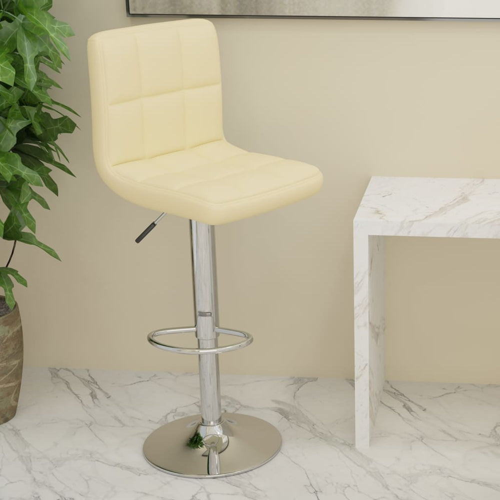 Bar stool, cream, fabric