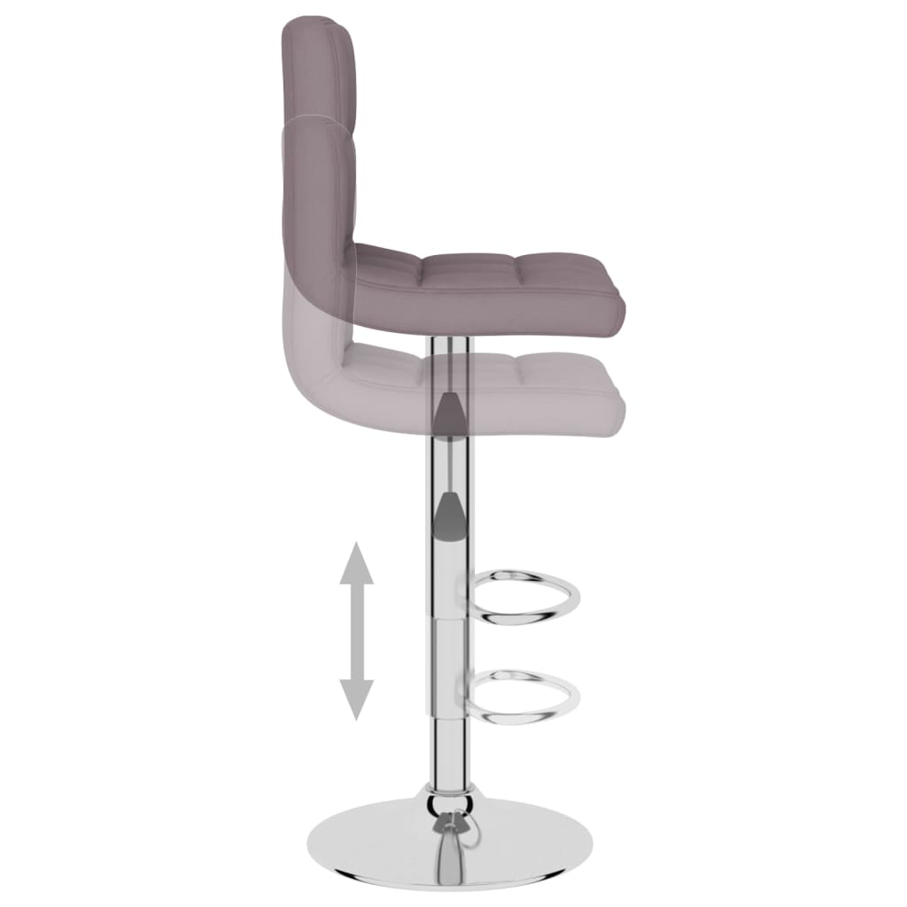 Bar stool, taupe, fabric