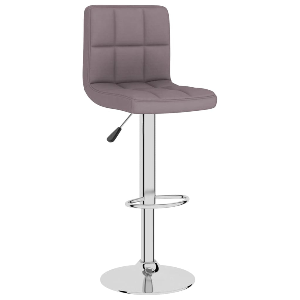 Bar stools, 2 pcs, taupe, fabric