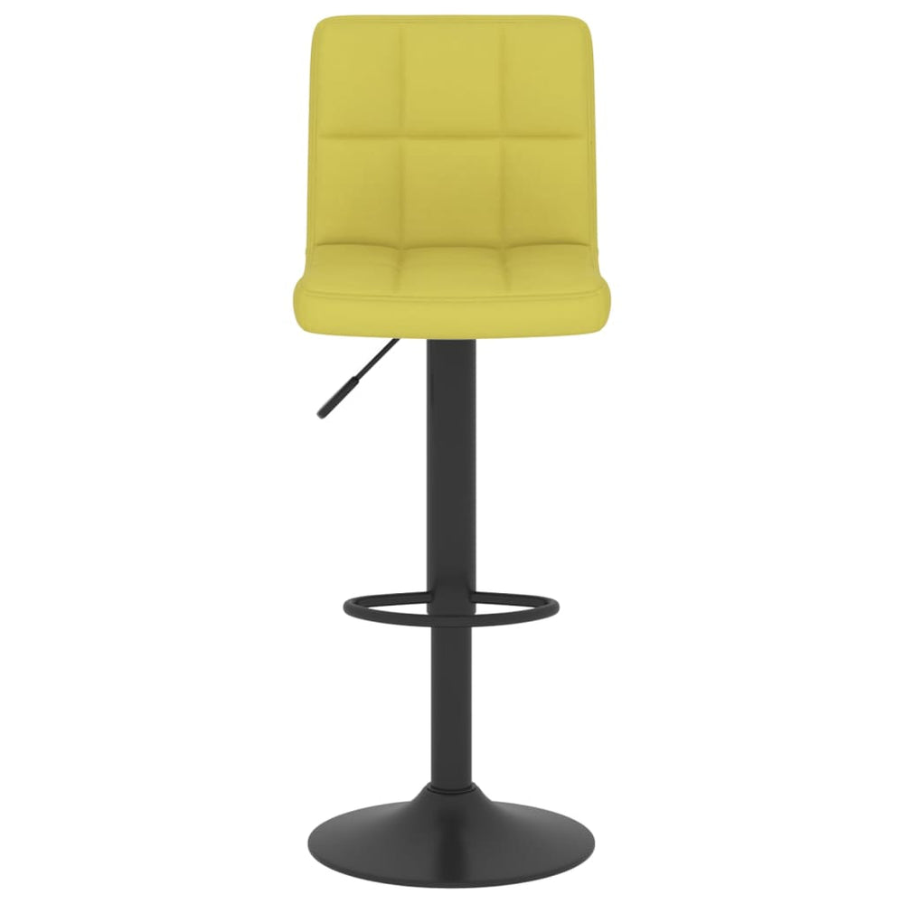 Bar stool, green, fabric