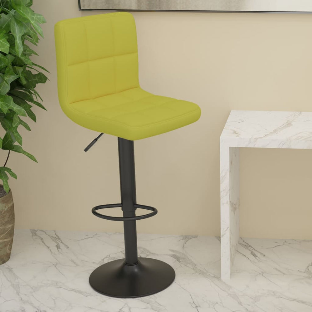 Bar stool, green, fabric