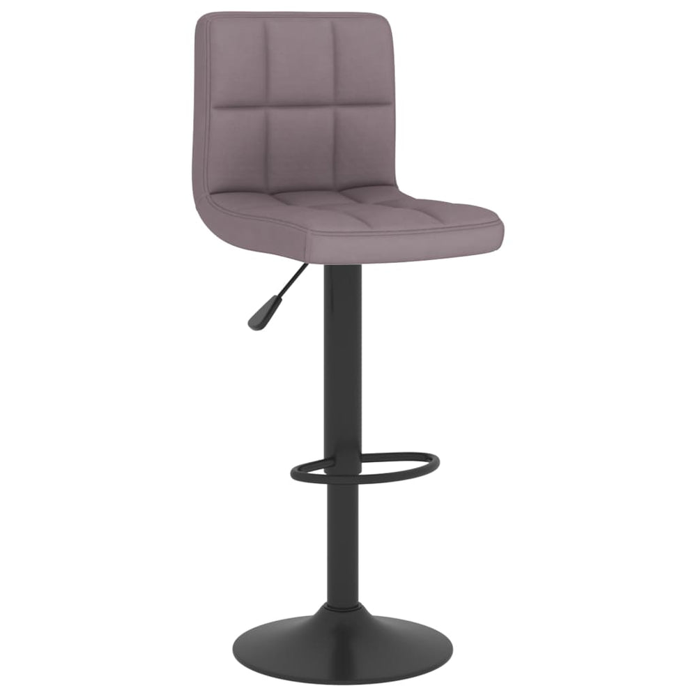 Bar stools, 2 pcs, taupe, fabric