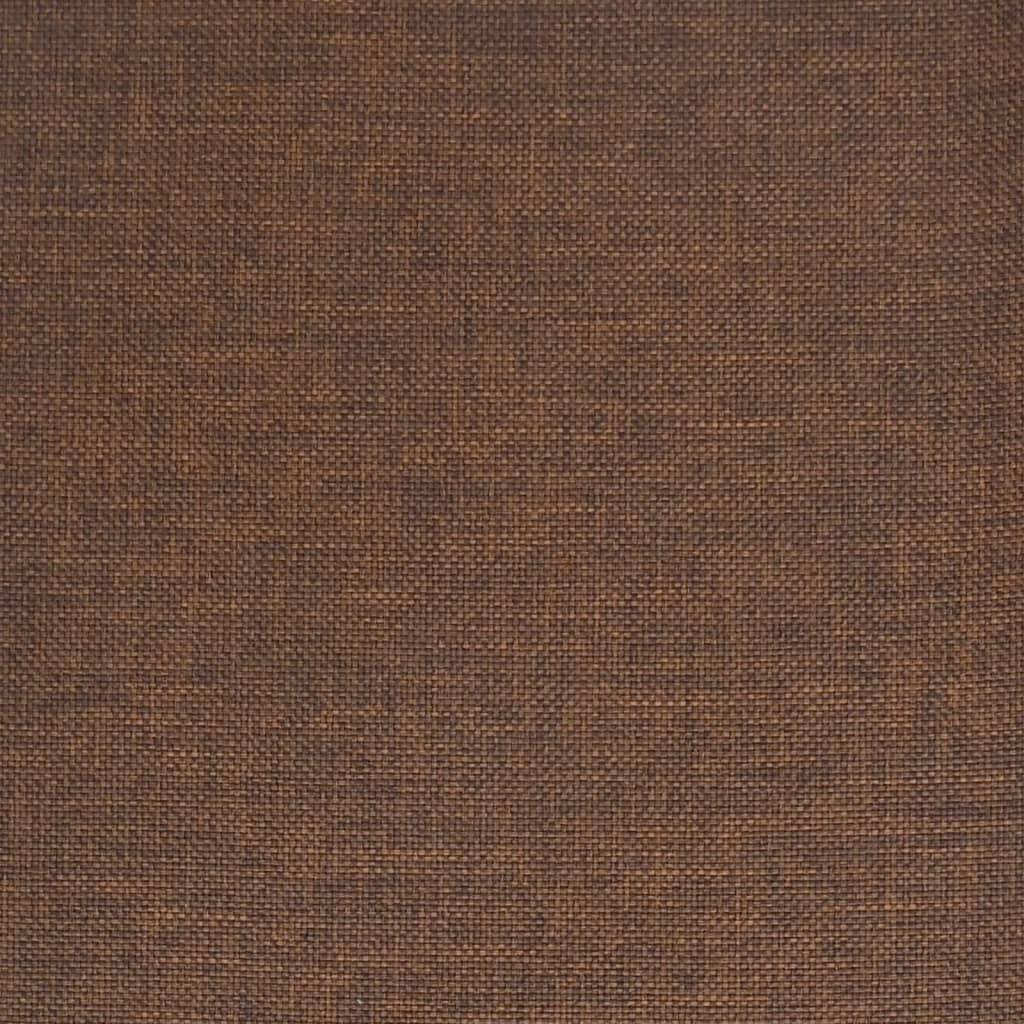 Swivel office chair, brown, fabric