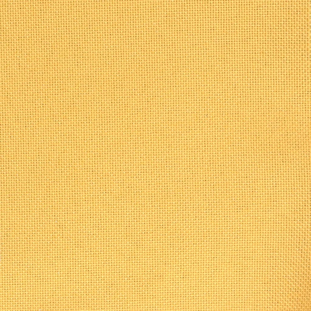 Swivel office chair, mustard yellow, fabric