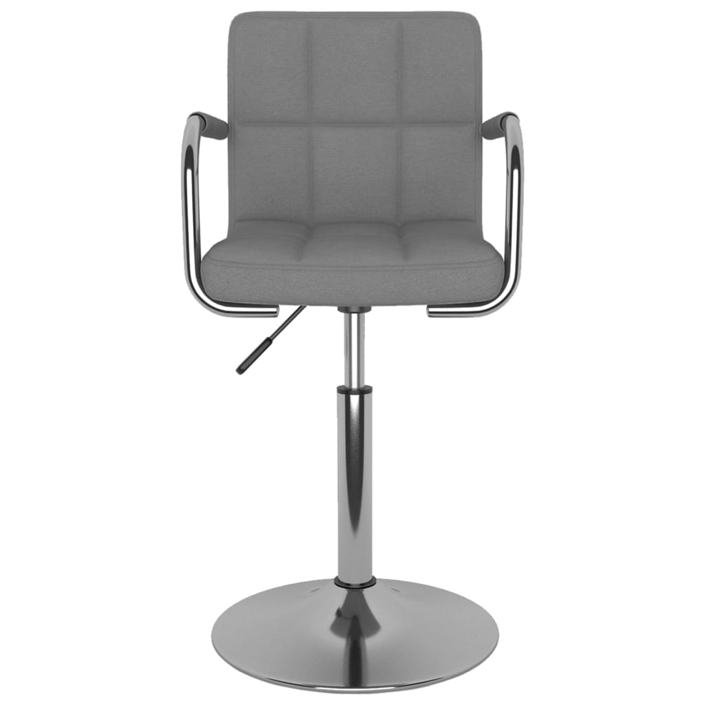 Bar stool, light grey, fabric