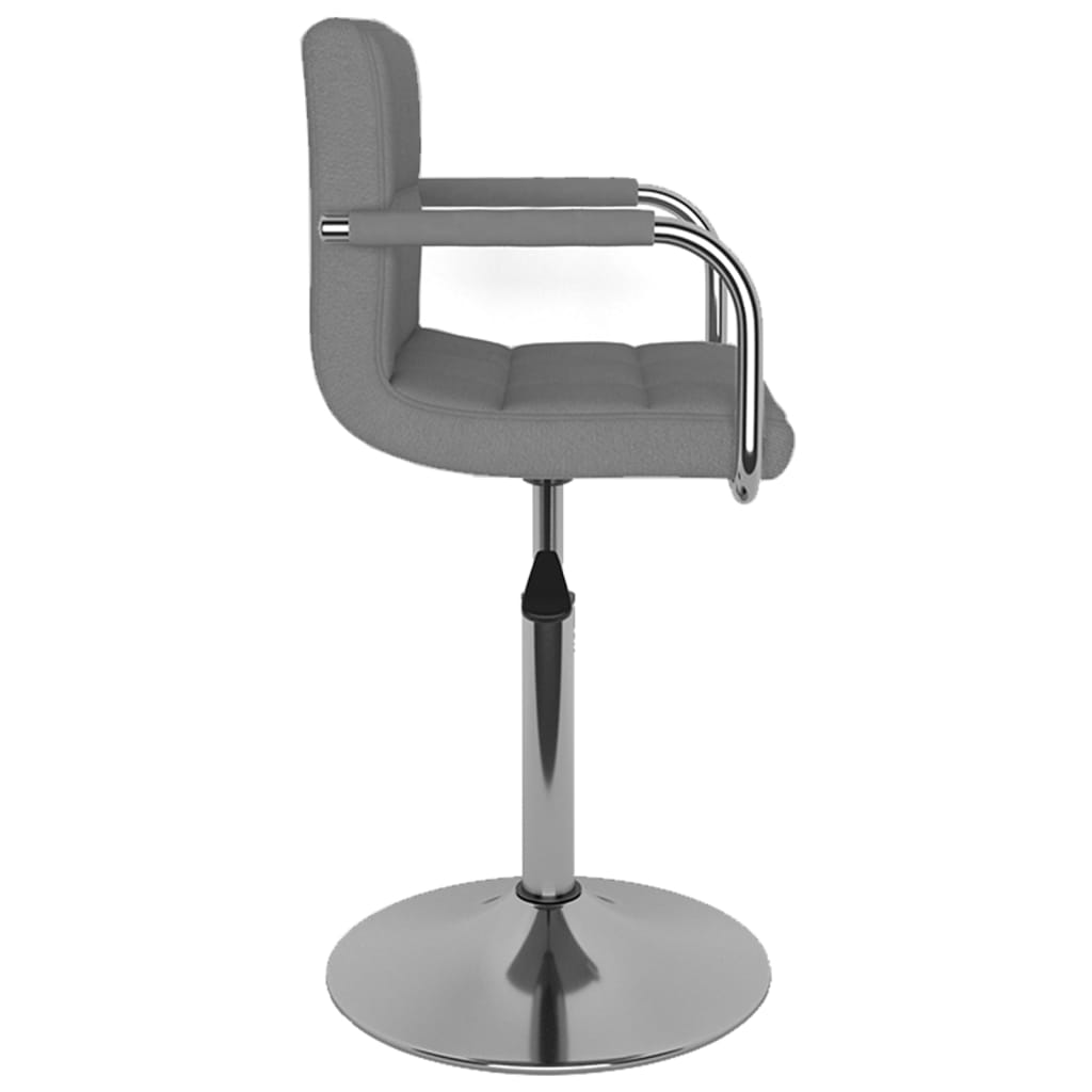 Bar stool, light grey, fabric