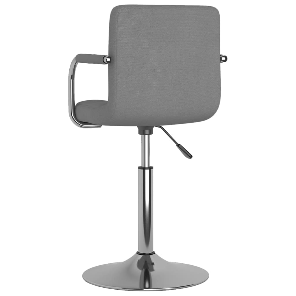 Bar stool, light grey, fabric