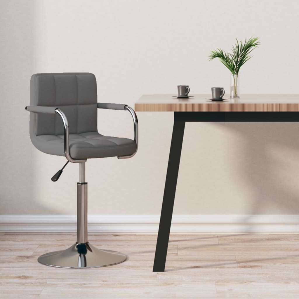 Bar stool, light grey, fabric