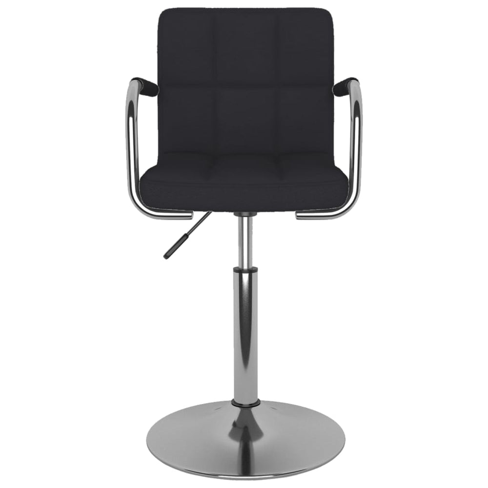 Bar stool, black, fabric