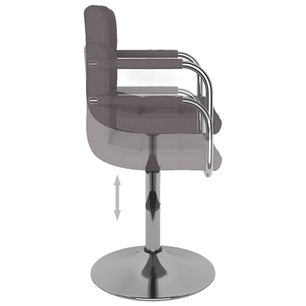 Bar stool, taupe, fabric