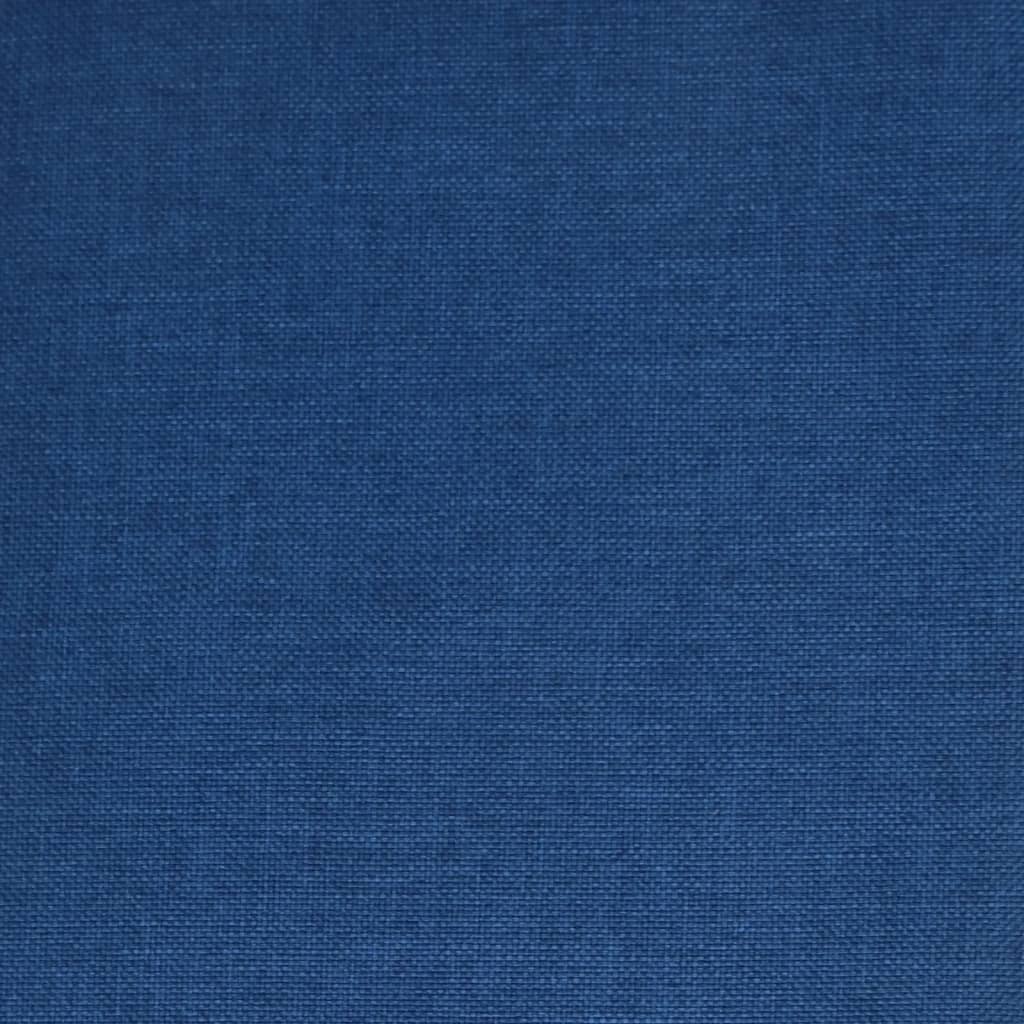 Swivel office chair, blue, fabric