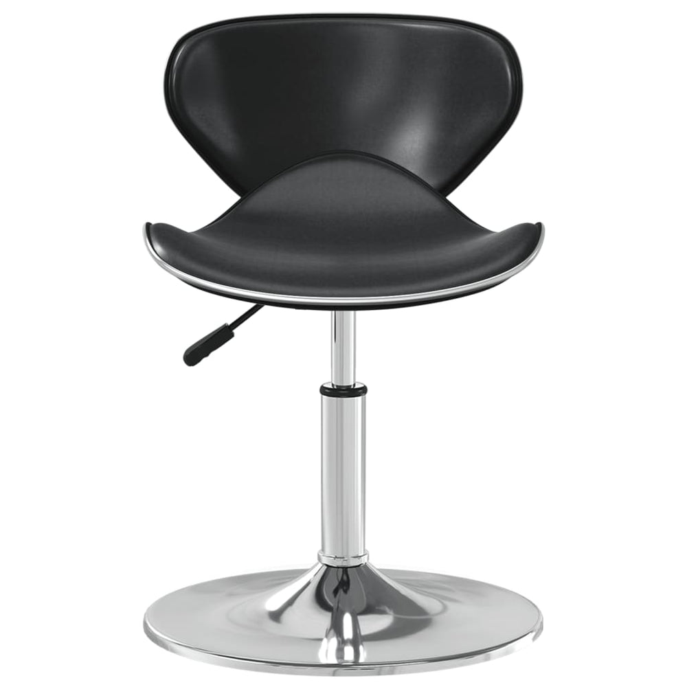 Bar stool, black, faux leather