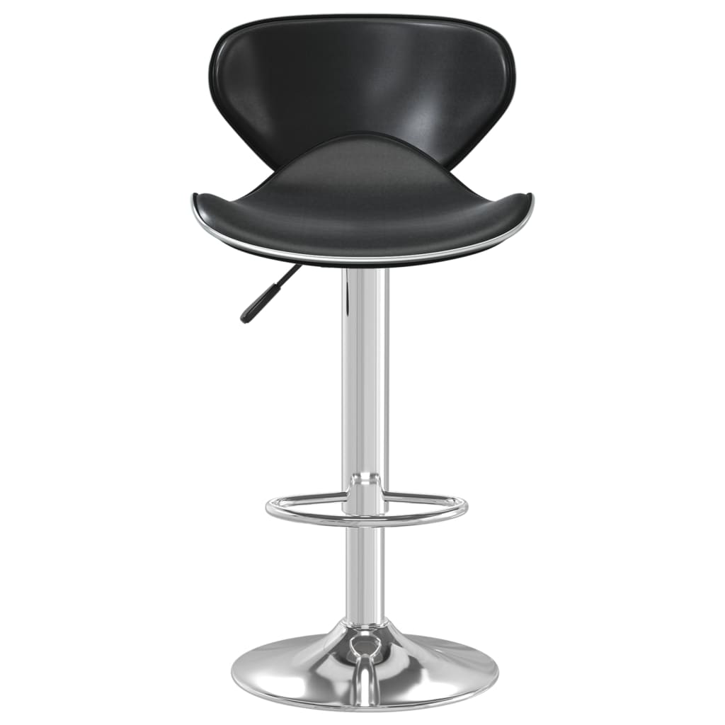 Bar stool, black, faux leather