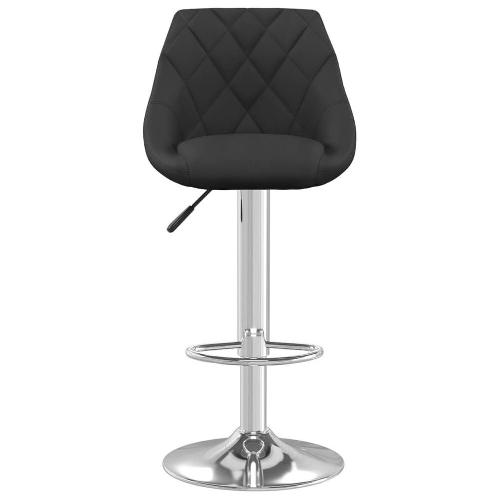 Bar stool, black, velvet