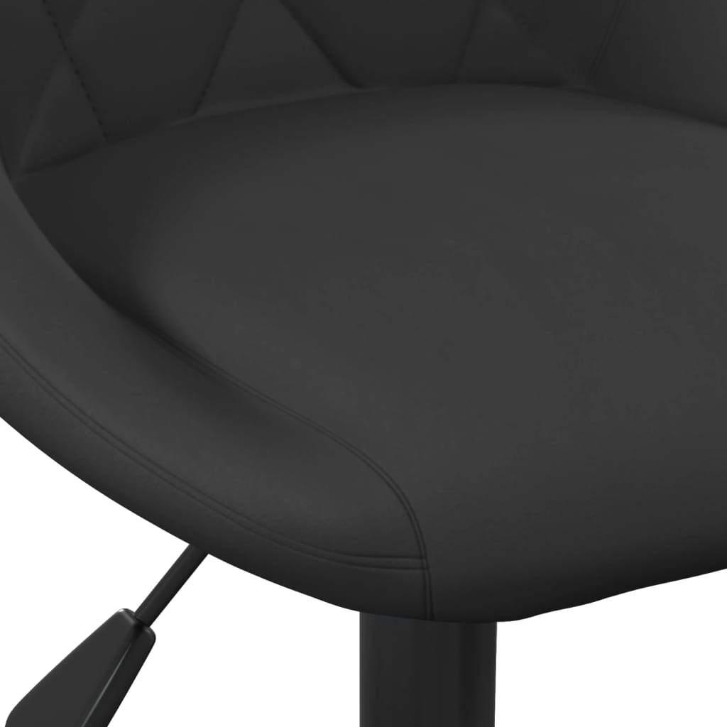 Bar stool, black, velvet