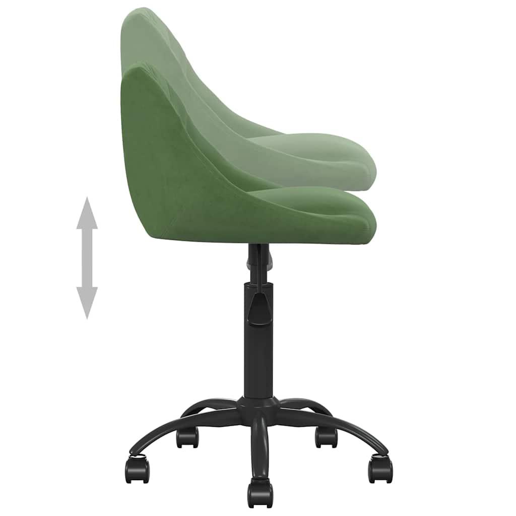 Dining chair, dark green, velvet