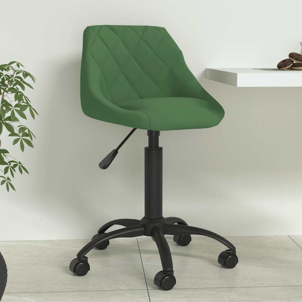 Dining chair, dark green, velvet