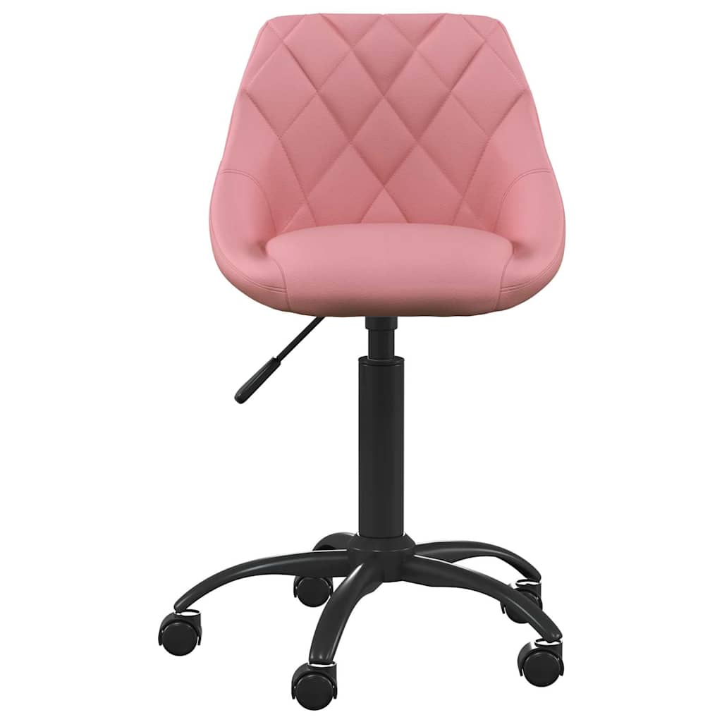 Dining chair, pink, velvet
