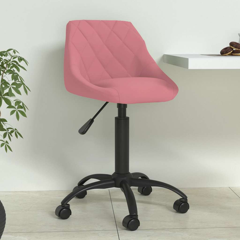 Dining chair, pink, velvet