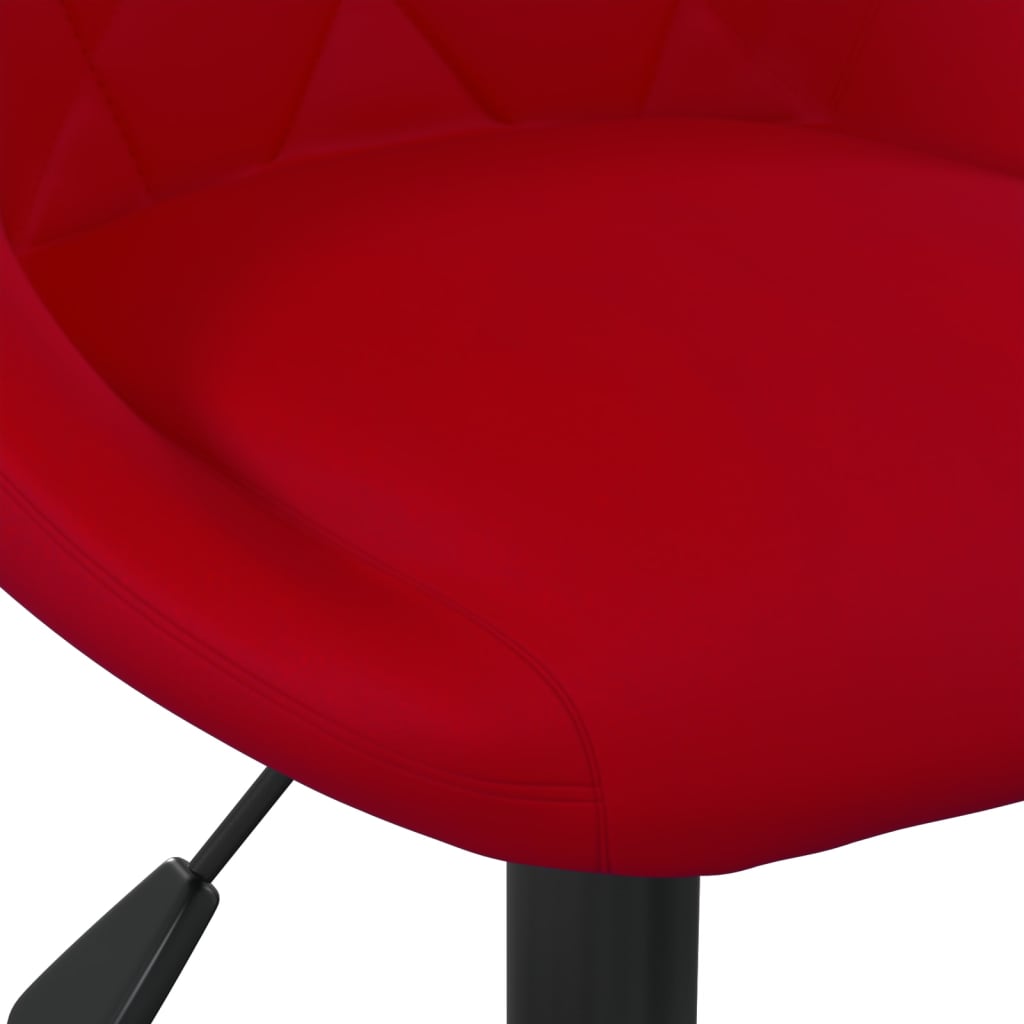 Dining chair, burgundy, velvet