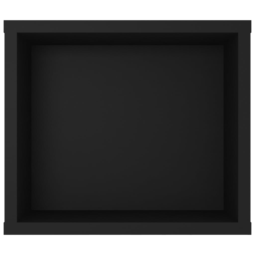 Piekaramais TV skapītis, melns, 100x30x26,5cm, koks