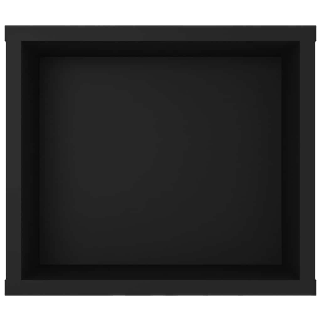 Pakabinama TV spintelė, juoda, 100x30x26,5cm, mediena